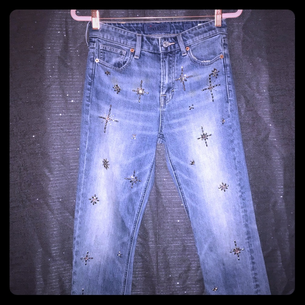 Lucky Brand Bridgette slim straight jeans size 25